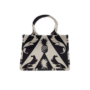 NEWGEN - Giles Designer Tote - AW23 - DARK BROWN AND CREAM